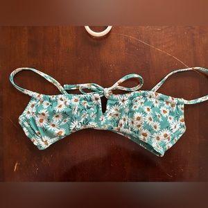 Target Swim floral tie bathing suit top Size: XS